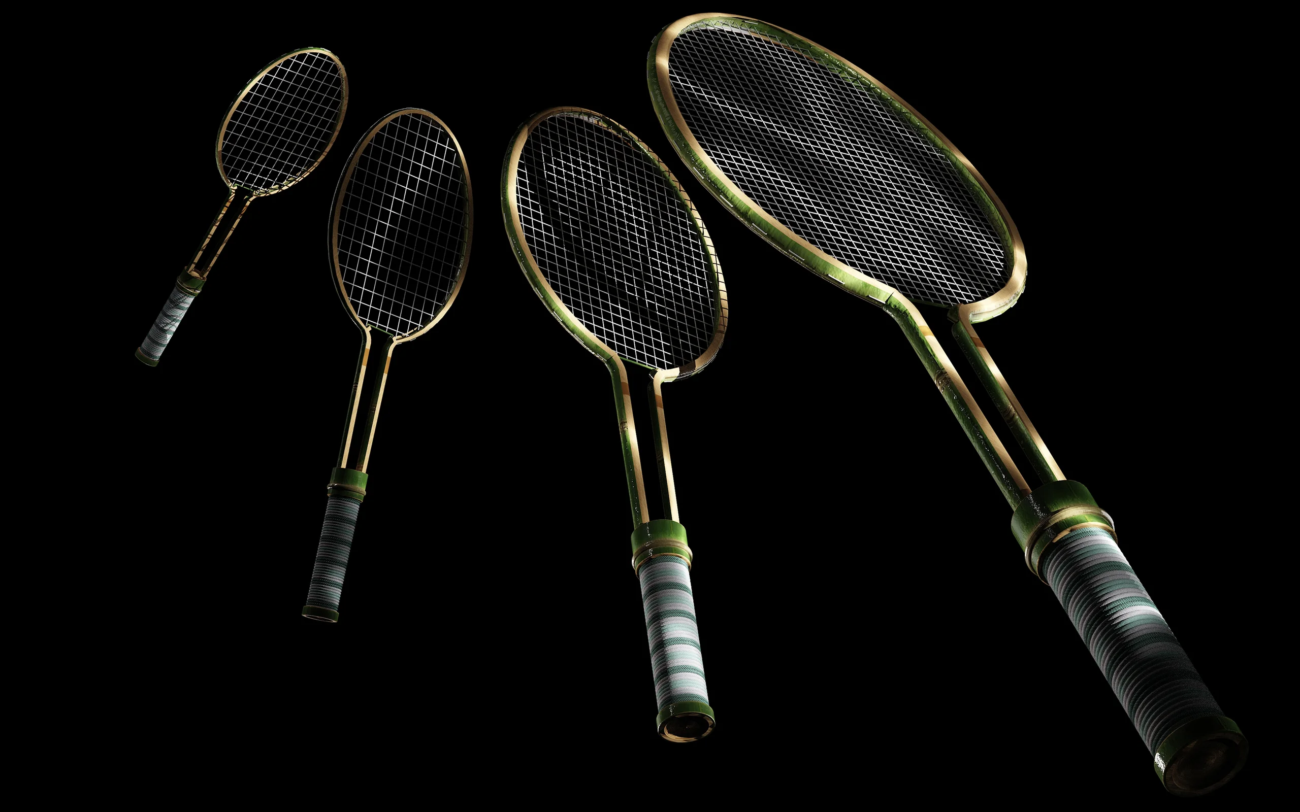 BAMBY - Badminton racket made out of bamboo - Image 1
